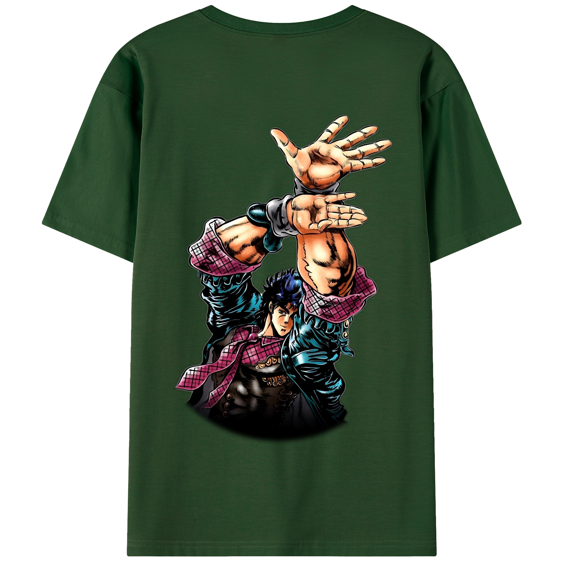 （画像用） ジョジョの奇妙な冒険 /ジョナサン?ジョースター JoJo's Bizarre Adventure Jonathan Joestar 綿100％半袖Tシャツ（背面プリント）